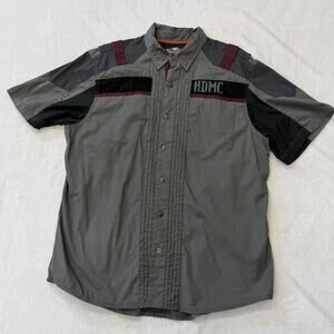 Harley-Davidson Men’s Air Weave Button Down Mechanical Shop Shirt XL